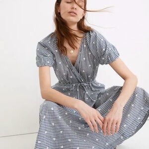 Madewell Gingham  Dress